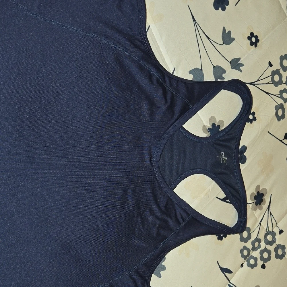 Alo -Navy Racerback Tank Top - Picture 5 of 5